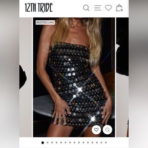 Disco sequin mini dress - NWT 12th Tribe